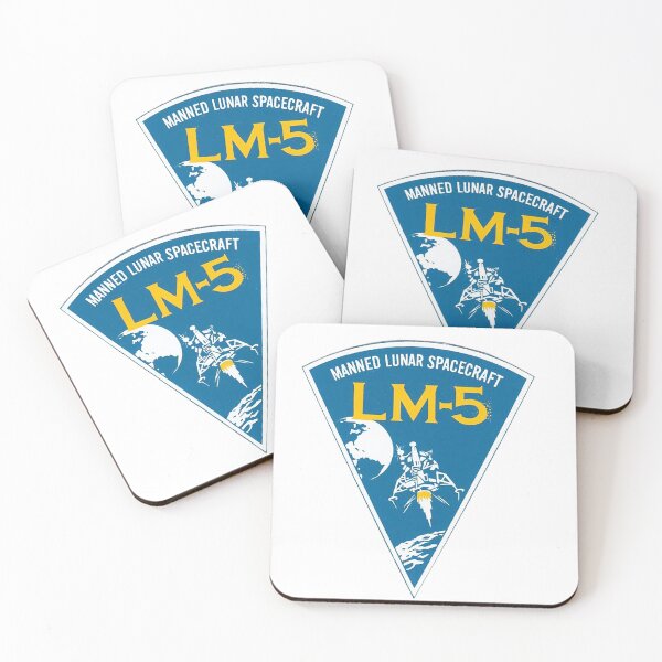 Item preview, Grumman NASA LM-5 Lunar Module Eagle Decal designed and sold by GiantRobotArch.