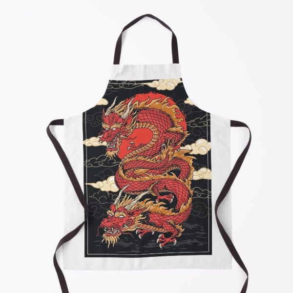 Item preview, double Chinese dragon designed and sold by GraphicStyleX.