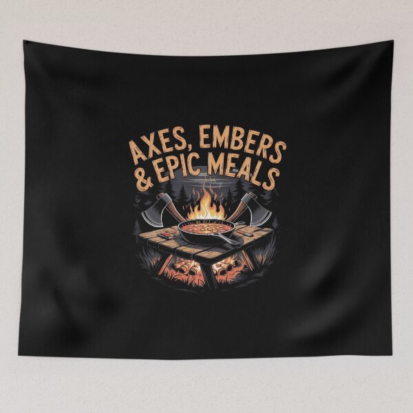 Item preview, Axes, Embers & Epic Meals – Viking-Style Grillmaster designed and sold by MagicWander.