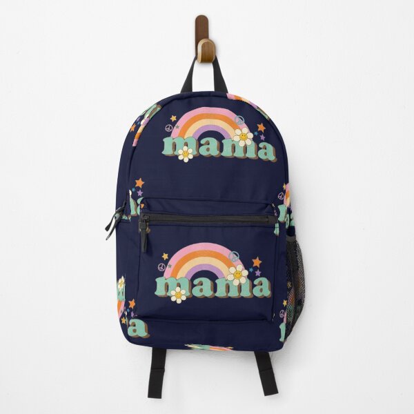 Item preview, MAMA Retro Rainbow Typography Design designed and sold by GracefulPODshop.