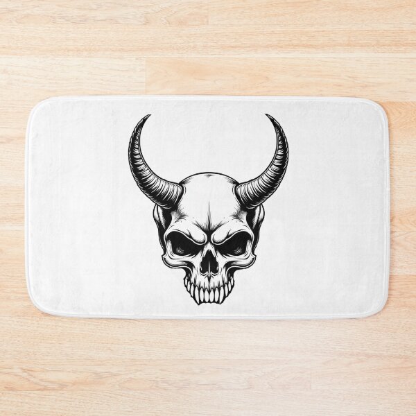 Item preview, Skull with horns designed and sold by DraklithsDen.