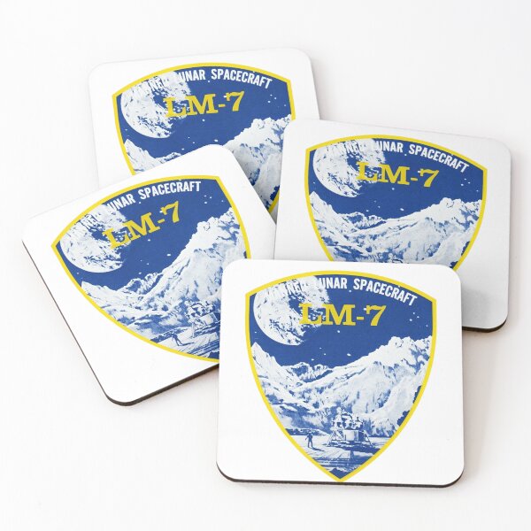 Item preview, Grumman NASA LM-7 Lunar Module Aquarius Decal designed and sold by GiantRobotArch.