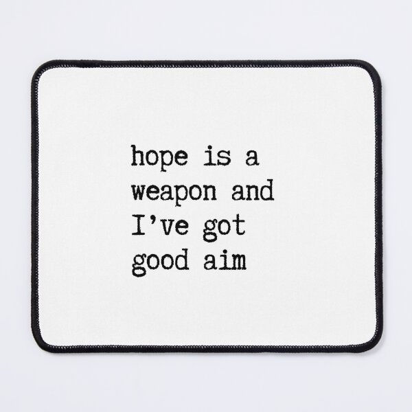 Item preview, Armed With Hope | Vintage Typewriter Quote | Optimist Warrior Gift designed and sold by TextMuse.