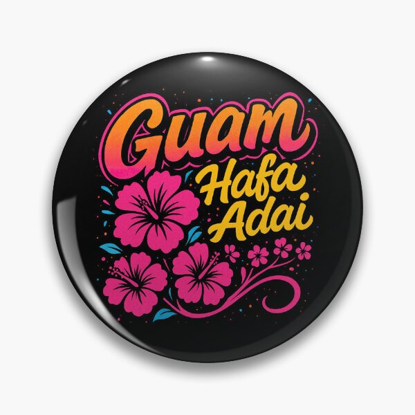 Item preview, Guam Chamorro Flower Hafa Adai Hibiscus Island Pride Design designed and sold by JackCurtis1991.