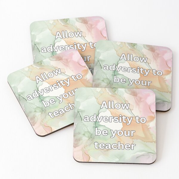 Item preview, Allow adversity to be your teacher designed and sold by FlutterByH.