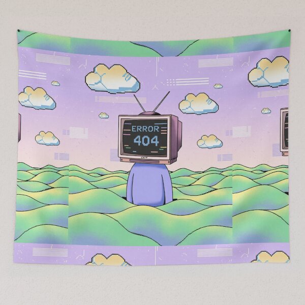 Item preview, TV Head in a Field designed and sold by SignumShop.