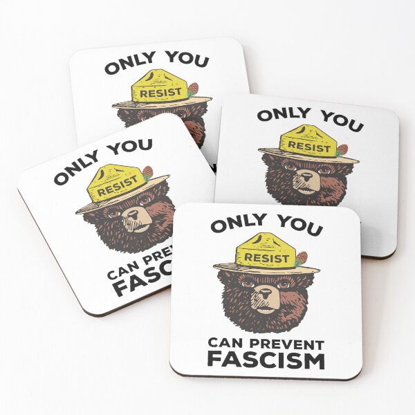 Item preview, Only You Can Prevent Fascism National Park Resist Bear designed and sold by MisterrAB.