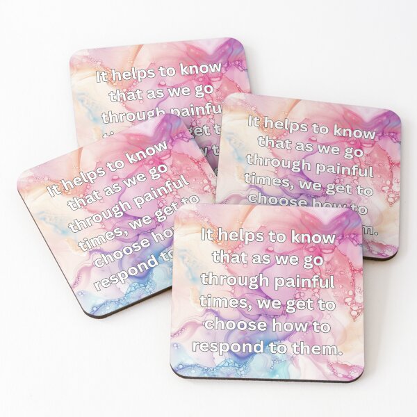 Item preview, It helps to know that as we go through painful times, we get to choose how to respond to them. designed and sold by FlutterByH.