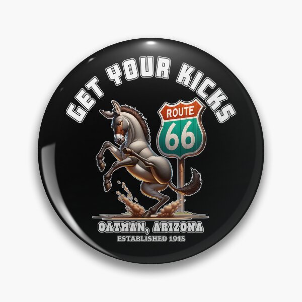 Item preview, Get Your Kicks - Oatman AZ designed and sold by Nomadic Spirit Studios.