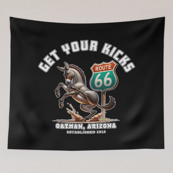 Item preview, Disfruta de tus patadas - Oatman AZ designed and sold by Nomadic Spirit Studios.