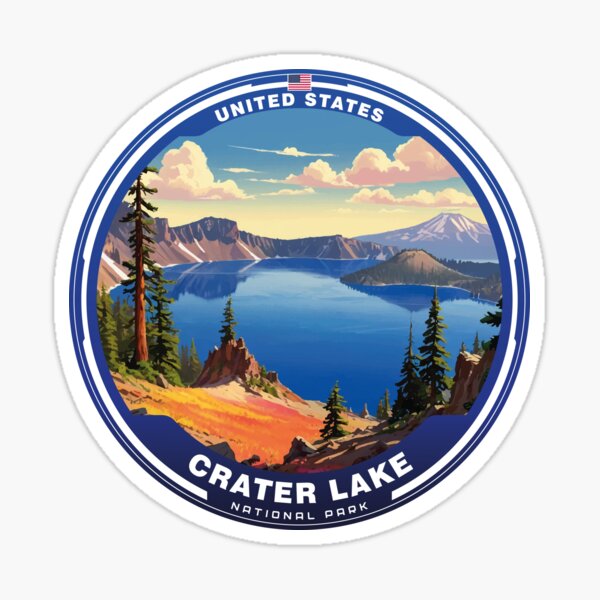 Aperçu de l'œuvre Parc national de CRATER LAKE, États-Unis créée et vendue par Thistle-TShop.