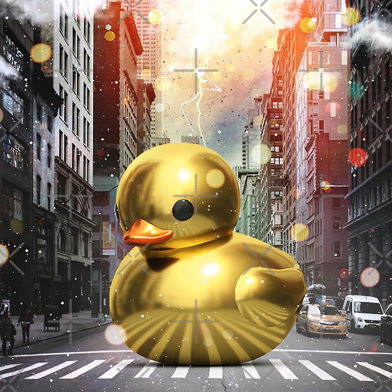 &ldquo;The Golden Rubber Duck&rdquo; by Vin Zzep | Redbubble
