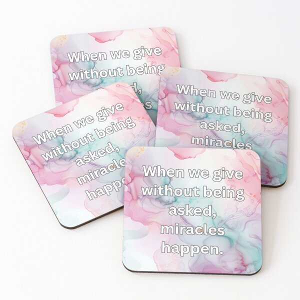 Item preview, When we give without being asked miracles happen. designed and sold by FlutterByH.