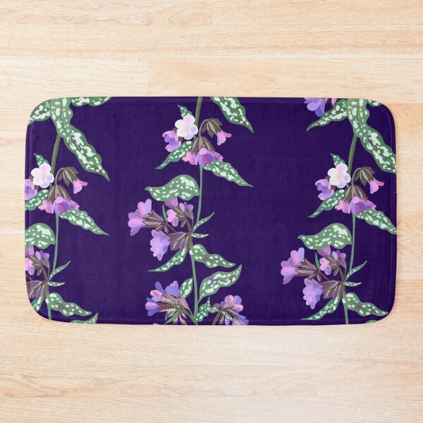 Item preview, Elegant lungwort flowers primrose , vertical stripes of flowers designed and sold by Olga Matskevich.