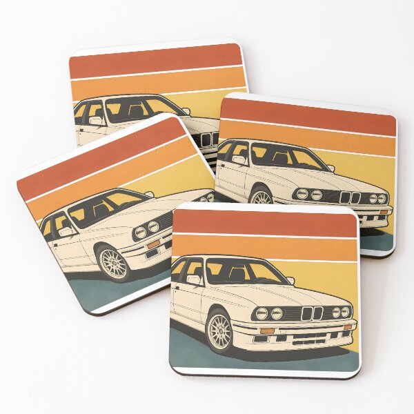 Item preview, car, German, old, classic, white, summer, designed and sold by Chemikal1993.