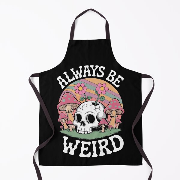 Item preview, Always Be Weird – Cute Skull and Mushroom Psychedelic designed and sold by pixelated_echoes.