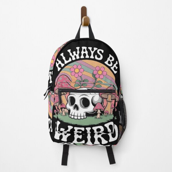 Item preview, Always Be Weird – Cute Skull and Mushroom Psychedelic designed and sold by pixelated_echoes.