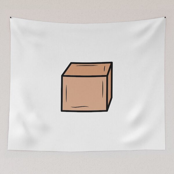 Item preview, Minimalist cute cartoon brown cardboard box designed and sold by Minimalist Quotes and Sayings.