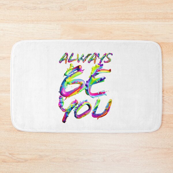 Item preview, Always Be You - Rainbow Fluid Art LGBTQ+ Design designed and sold by DesignAnother.