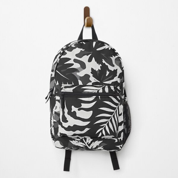 Item preview, Urban Jungle Camo - Monochrome Tropical Leaf Pattern for Minimalist Streetwear designed and sold by JohnnyVillas.