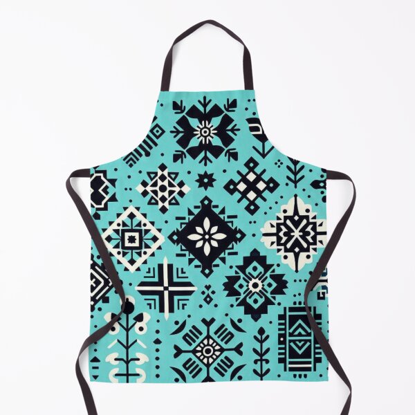 Item preview, Romanian Traditional Motif Vector Art – Black and White Folk Pattern Design for Apparel and Accessory Lovers designed and sold by knalpot-design.
