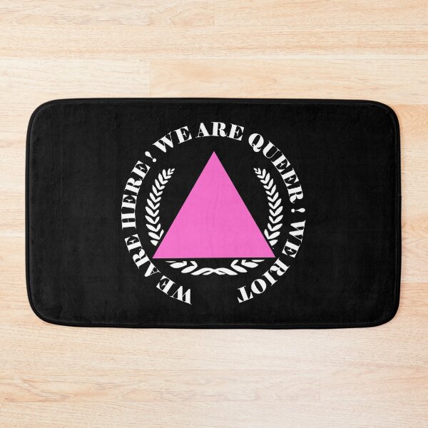 Item preview, We are here! We are queer! We riot designed and sold by remerasnerdas.