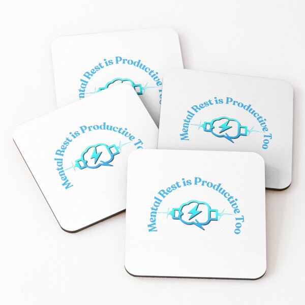 Item preview, Mental Rest is Productive Too – Charging Brain Wellness Design designed and sold by TheCreativeVLT.