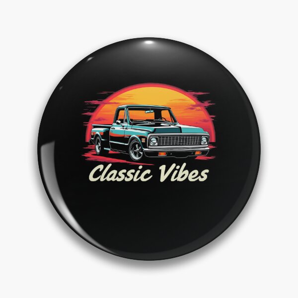 Item preview, Classic Vibes – C10 Chevy Truck Sunset Art designed and sold by TheArtOfCar.