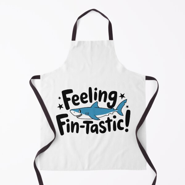 Item preview, Feeling Fin-tastic! Cute Shark Pun designed and sold by PMCreative.