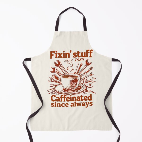 Item preview, Vintage Father Gift - Fixin' Stuff Since 1980 Caffeinated Since Always designed and sold by DemureArtsy.