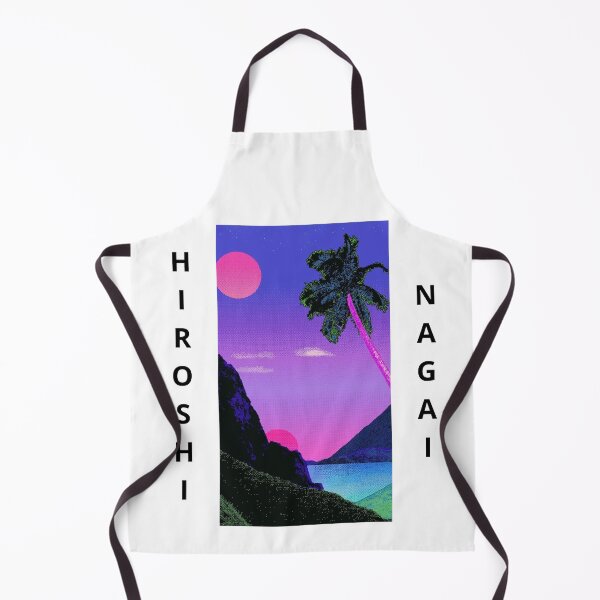 Item preview, Hiroshi Nagai Mountain Landscape Palm Tree Pool Afternoon Sun designed and sold by OVERSAI.