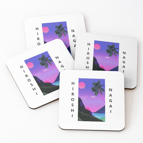 Item preview, Hiroshi Nagai Mountain Landscape Palm Tree Pool Afternoon Sun designed and sold by OVERSAI.