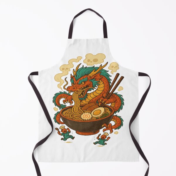 Item preview, Ramen Dragon Attack - Legendary Appetite Unleashed designed and sold by POD DYNASTY | Original Print On Demand T-Shirt Graphics.
