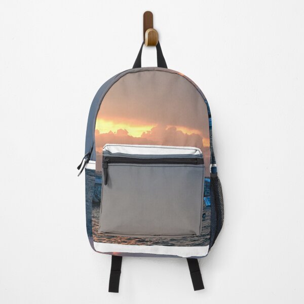 Item preview, Sunset over Bourtzi water fortress in Nafplio city, Peloponnese, Greece designed and sold by goceris.