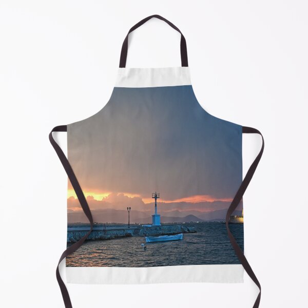 Item preview, Sunset over Bourtzi water fortress in Nafplio city, Peloponnese, Greece designed and sold by goceris.