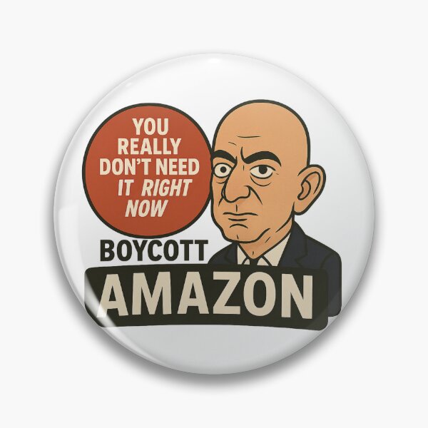 Item preview, Bezos Boycott Amazon  designed and sold by KatNics.