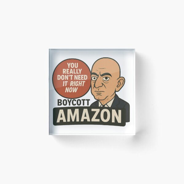 Item preview, Bezos Boycott Amazon  designed and sold by KatNics.
