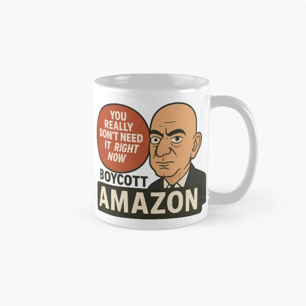 Item preview, Bezos Boycott Amazon  designed and sold by KatNics.