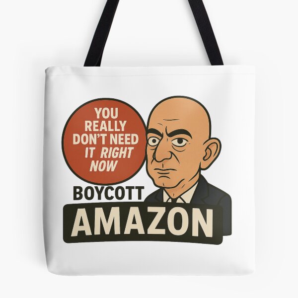 Item preview, Bezos Boycott Amazon  designed and sold by KatNics.