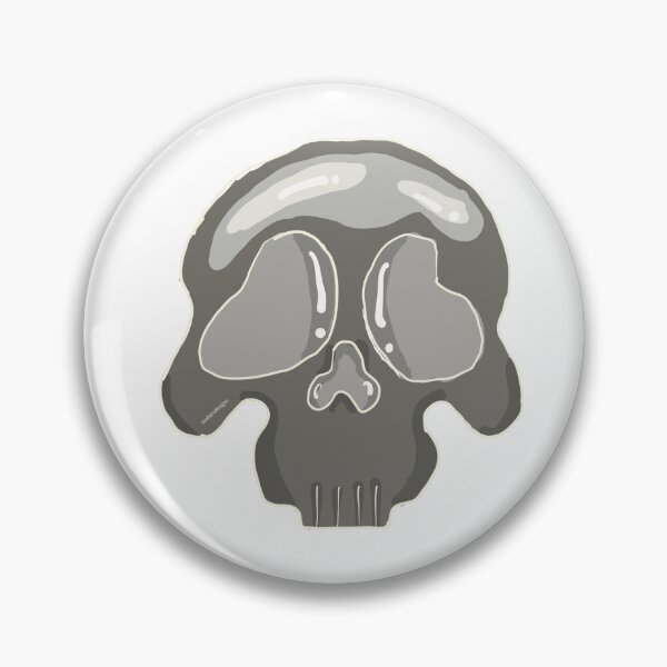 Item preview, Grey skull designed and sold by Asellersdesigns.