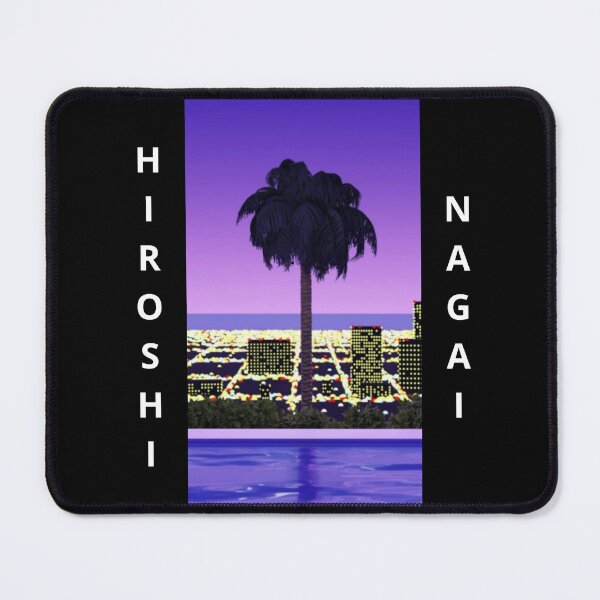 Item preview, Hiroshi Nagai Palm Reflecting in the Pool White Letters designed and sold by OVERSAI.