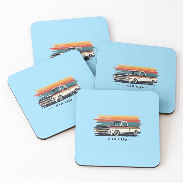Item preview, C10 Life – Retro Chevy Truck Art designed and sold by TheArtOfCar.
