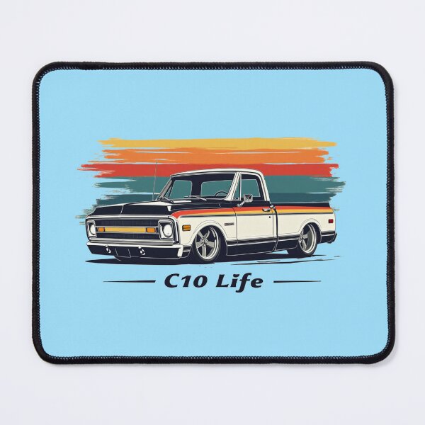 Item preview, C10 Life – Retro Chevy Truck Art designed and sold by TheArtOfCar.