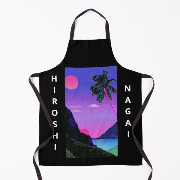 Item preview, Hiroshi Nagai Mountain Purple Sunset White Letters designed and sold by OVERSAI.