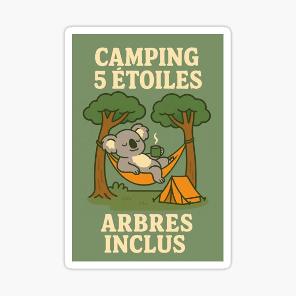 Item preview, Koala Chill – Treetop Camping designed and sold by Selinartist.