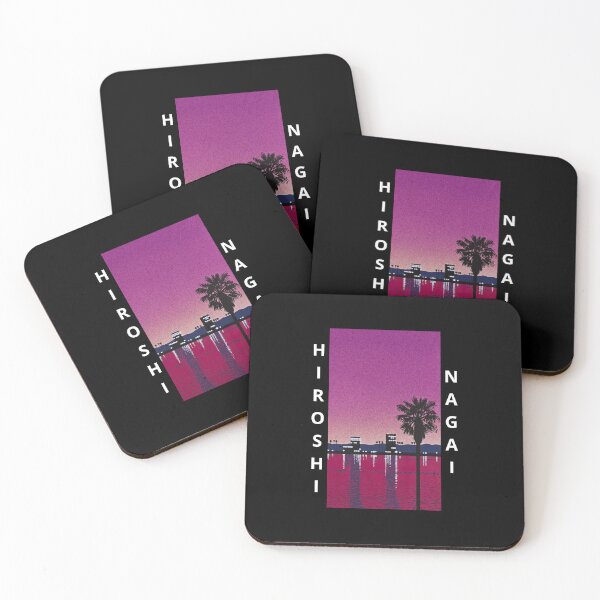 Item preview, Hiroshi Nagai Red City Bay White Letters designed and sold by OVERSAI.