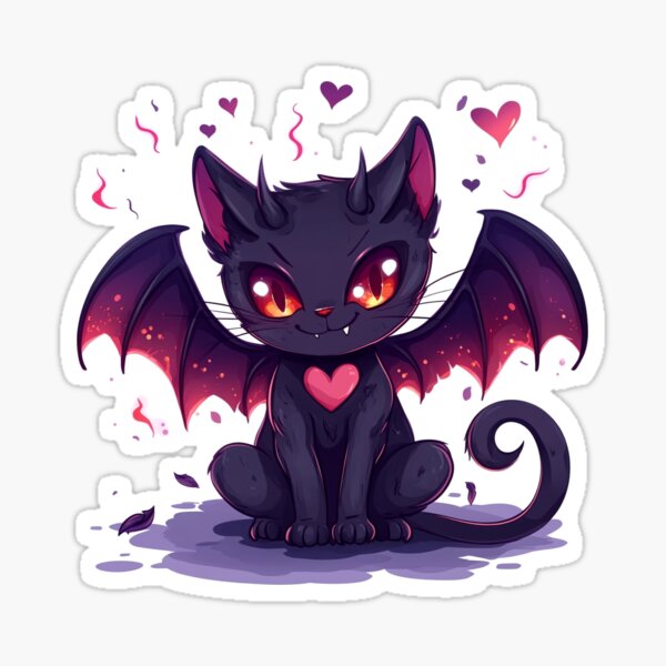 Item preview, Purr from the Underworld designed and sold by NgocHienShop.