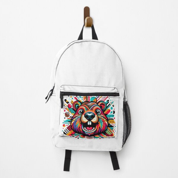 Item preview, Cute beaver in pop art style designed and sold by Dogandesighn.