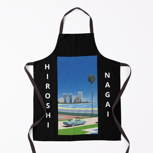 Item preview, Hiroshi Nagai Blue Mustang Miamy Palm beach White Letters designed and sold by OVERSAI.