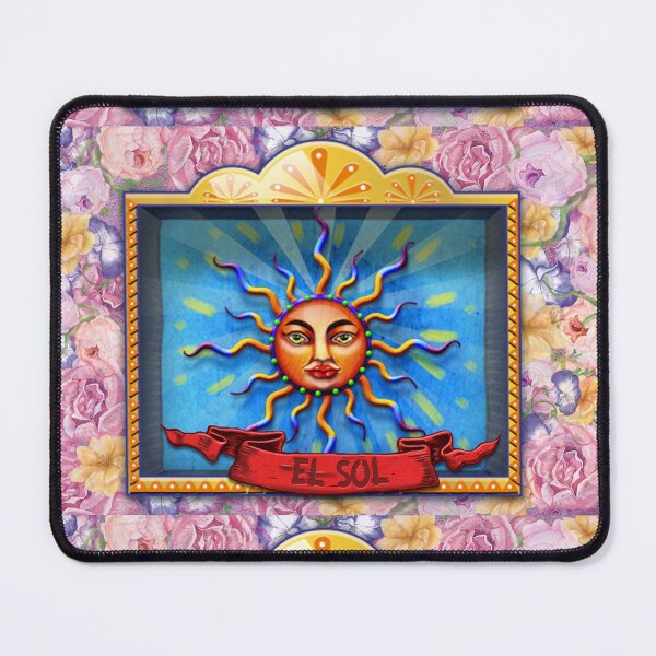 Item preview, El Sol – Lotería-Style Nicho Retablo Art Print designed and sold by bombpop13.